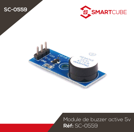 marque generique - 5x Buzzer électronique Piézo-électrique Active de  Sonnerie Continue d'alarme Sonore - Câble antenne - Rue du Commerce